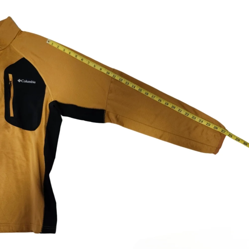 Columbia Men's L Pullover Jacket Yellow & Black